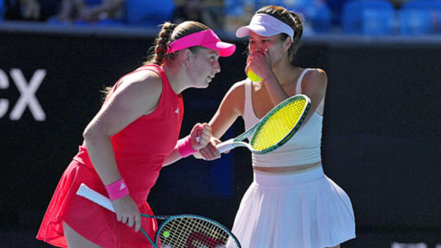 Australian Open 2025 Hsieh and Ostapenko Storm into Women's Doubles Final