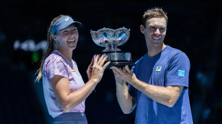 Australian Open 2025 Wildcard Pair Gadecki and Peers Win Mixed Doubles Title