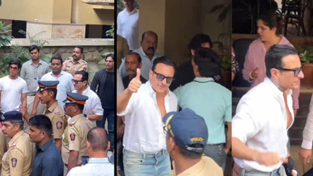 Saif Ali Khan Returns Home After Violent Attack and Surgery