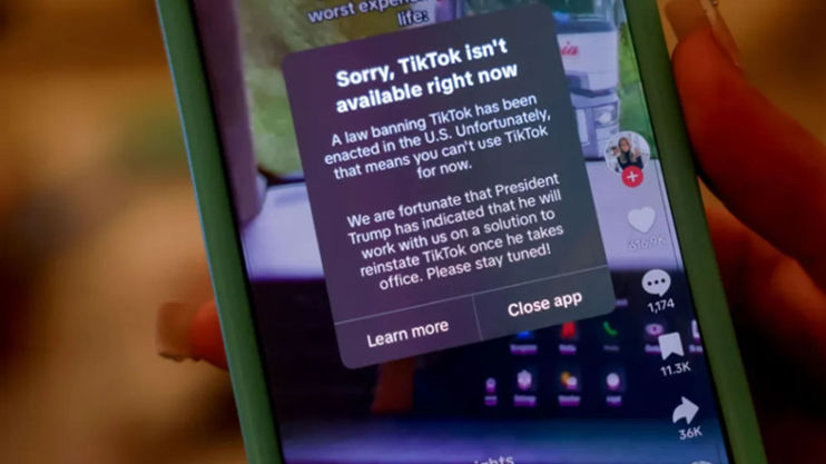 TikTok Shuts Down in U.S. Moments Before Ban Deadline