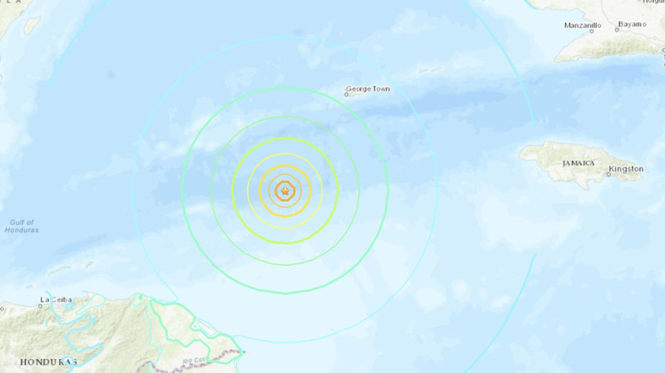 7.6 Magnitude Earthquake Strikes Caribbean, Issuing Tsunami Alert for Cayman Islands