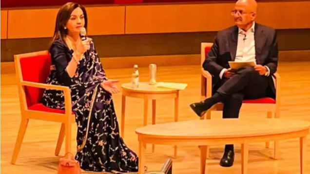 Nita Ambani Wows Harvard Audience with Quick-Witted Response in Keynote Address