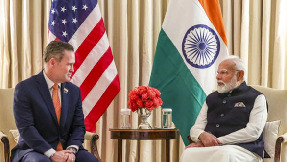 PM Modi Meets US National Security Advisor Michael Waltz in Washington