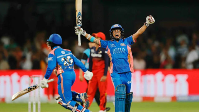 TATA WPL 2025 Mumbai Indians Hold Nerve to Defeat RCB in Thriller
