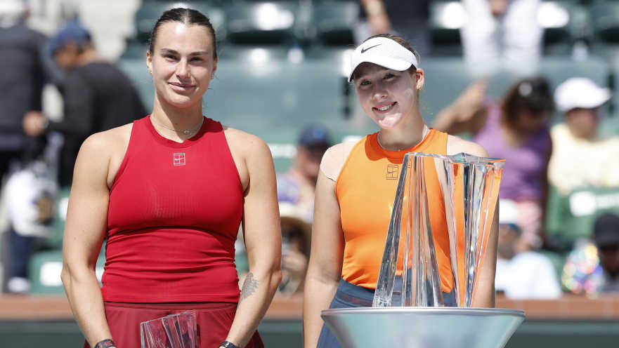 Mirra Andreeva Stuns Sabalenka to Win Indian Wells Title Mirra Andreeva Stuns Sabalenka to Win Indian Wells Title
