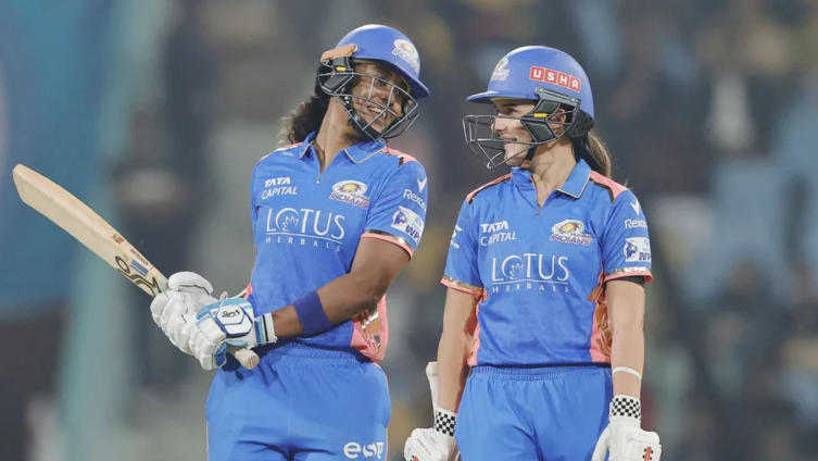 TATA WPL 2025 Matthews and Kerr Shine as Mumbai Indians Crush UP Warriorz TATA WPL 2025 Matthews and Kerr Shine as Mumbai Indians Crush UP Warriorz