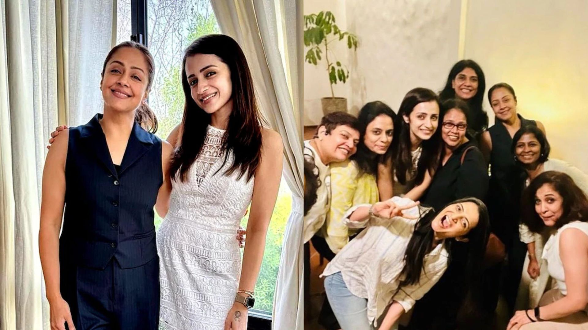 Trisha, Jyotika, and Ramya Krishnan Enjoy a Heartwarming Catch-Up