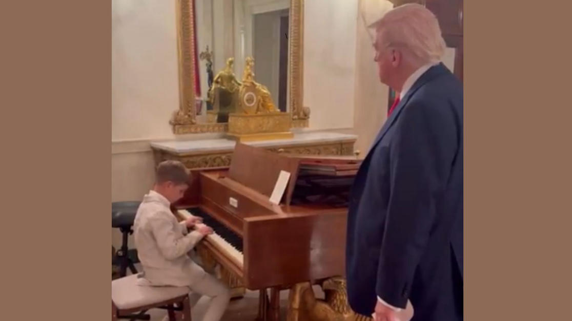 Ivanka Trump Shares Heartwarming Video of Son Theo Playing Piano for Donald Trump Ivanka Trump Shares Heartwarming Video of Son Theo Playing Piano for Donald Trump