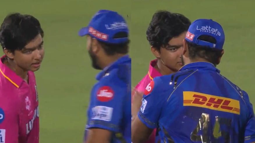 Rohit Comforts 15-Year-Old RR Star After Crushing Loss