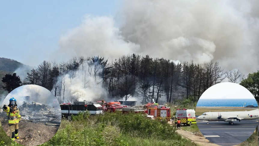 South Korean Navy Plane Crashes in Pohang, Four Missing