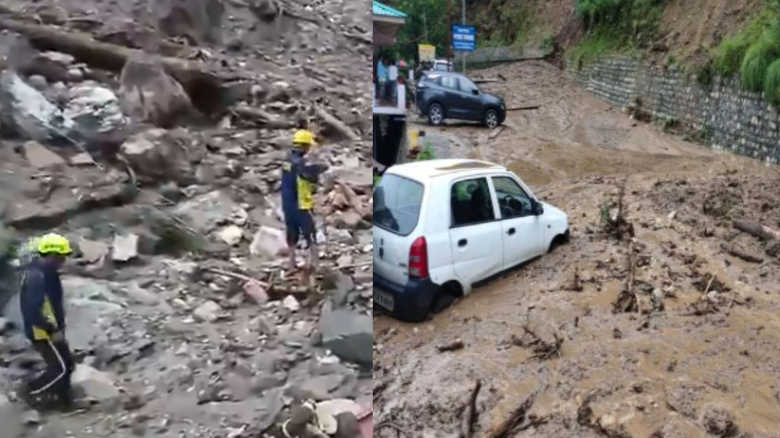 Cloudburst in Uttarakhand Leaves Nine Workers Missing, Rescue Efforts Underway Cloudburst in Uttarakhand Leaves Nine Workers Missing, Rescue Efforts Underway
