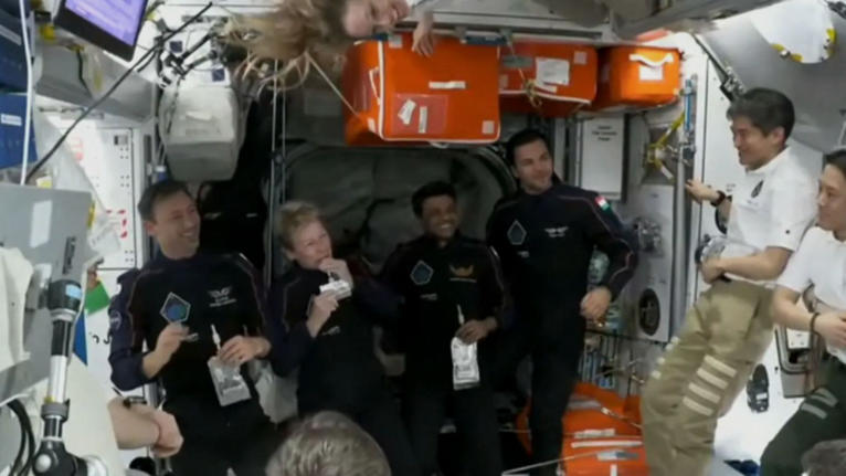 Indian Astronaut Shubhanshu Shukla Makes Historic Entry into ISS Indian Astronaut Shubhanshu Shukla Makes Historic Entry into ISS