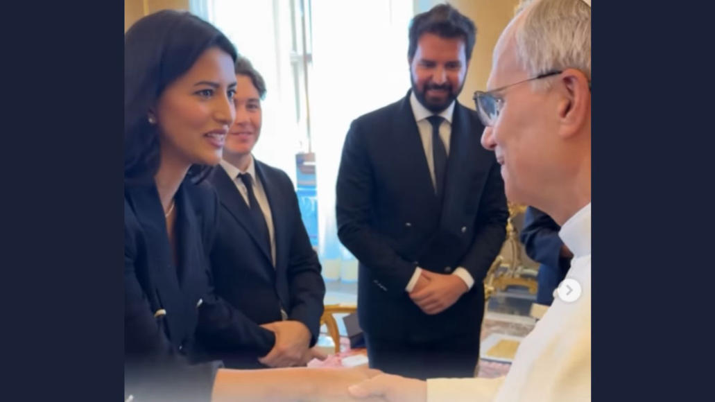 Manasvi Mamgai Meets Pope in Rome Ahead of Maserati Biopic