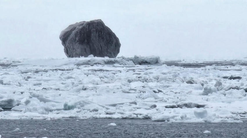 Mysterious Black Iceberg Spotted in Labrador Waters