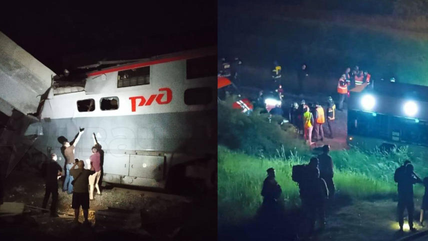 Train Derails in Russia’s Bryansk Region After Bridge Collapse; Seven Dead, 30 Injured Train Derails in Russia’s Bryansk Region After Bridge Collapse; Seven Dead, 30 Injured