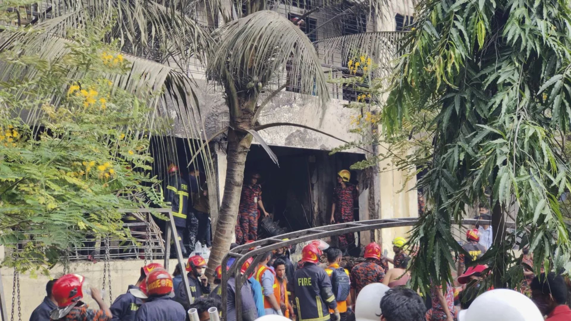 Bangladesh Air Force Jet Crashes Into Dhaka School, 20 Dead