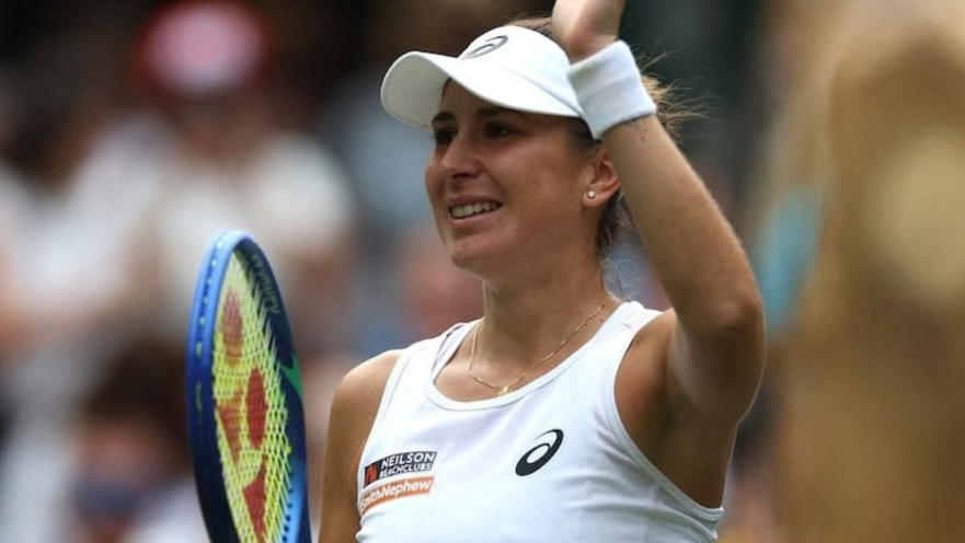 Belinda Bencic Beats Rising Star Mirra Andreeva in Straight Sets to Reach Wimbledon Semifinal