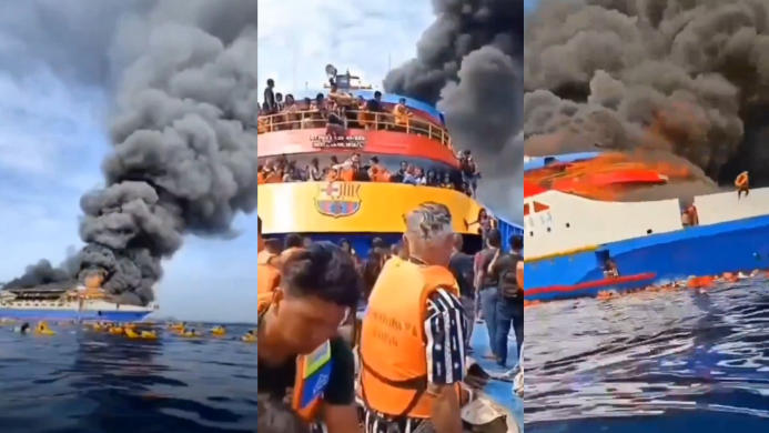 Deadly Fire on Indonesian Ferry Leaves Over 130 Missing Deadly Fire on Indonesian Ferry Leaves Over 130 Missing