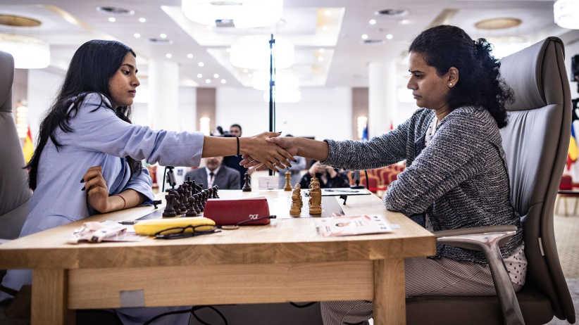 FIDE Women’s World Cup Final Humpy and Divya Head to Tie-Breaks After Two Drawn Games
