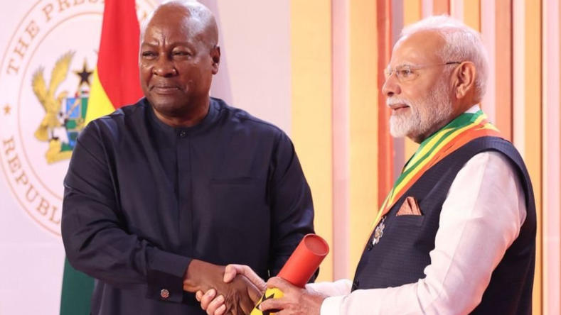 Ghana Honours PM Modi with Nation’s Top Civilian Award Ghana Honours PM Modi with Nation’s Top Civilian Award