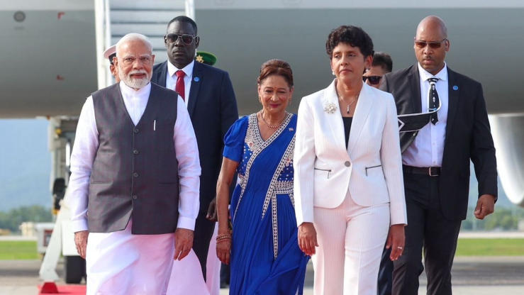PM Modi Arrives in Trinidad and Tobago to Strengthen Bilateral Ties