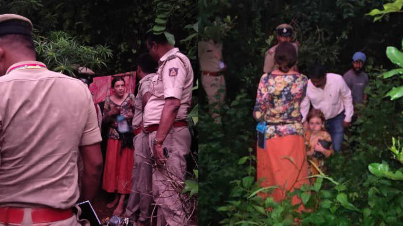 Russian Woman Living in Gokarna Cave with Daughters Found, Faces Deportation
