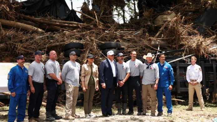 Trump Visits Texas Flood Zone, Says ‘I’ve Never Seen Anything Like This’ Trump Visits Texas Flood Zone, Says ‘I’ve Never Seen Anything Like This’