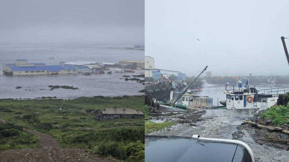 Tsunami Waves Hit Russian Port Town and Japan After Massive Earthquake