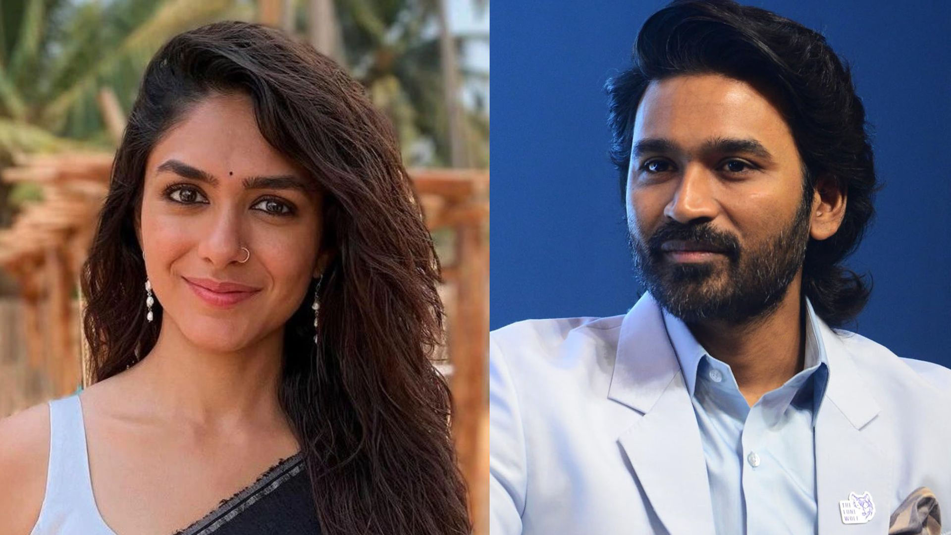 Cryptic Post by Dhanush Triggers Speculation of Bond with Mrunal Thakur