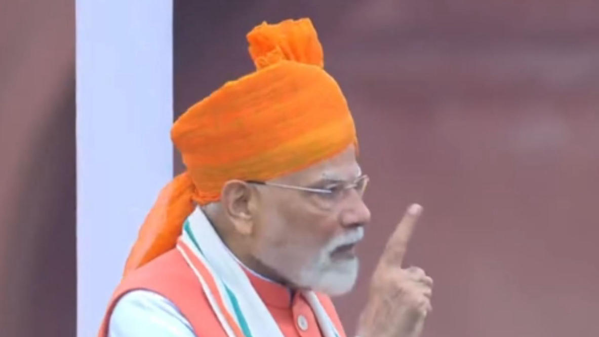 'India will not tolerate nuclear threats anymore,' PM Modi Warns Pakistan from Red Fort