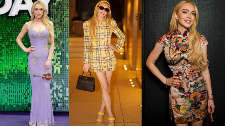 Lindsay Lohan Pays Homage to Her Iconic Roles at Freakier Friday Premiere