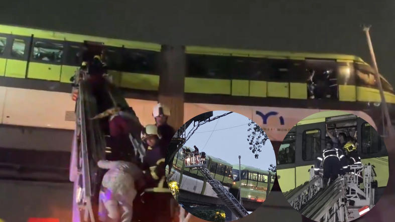 Over 500 Rescued After Mumbai Monorail Breaks Down Amid Heavy Rains Over 500 Rescued After Mumbai Monorail Breaks Down Amid Heavy Rains