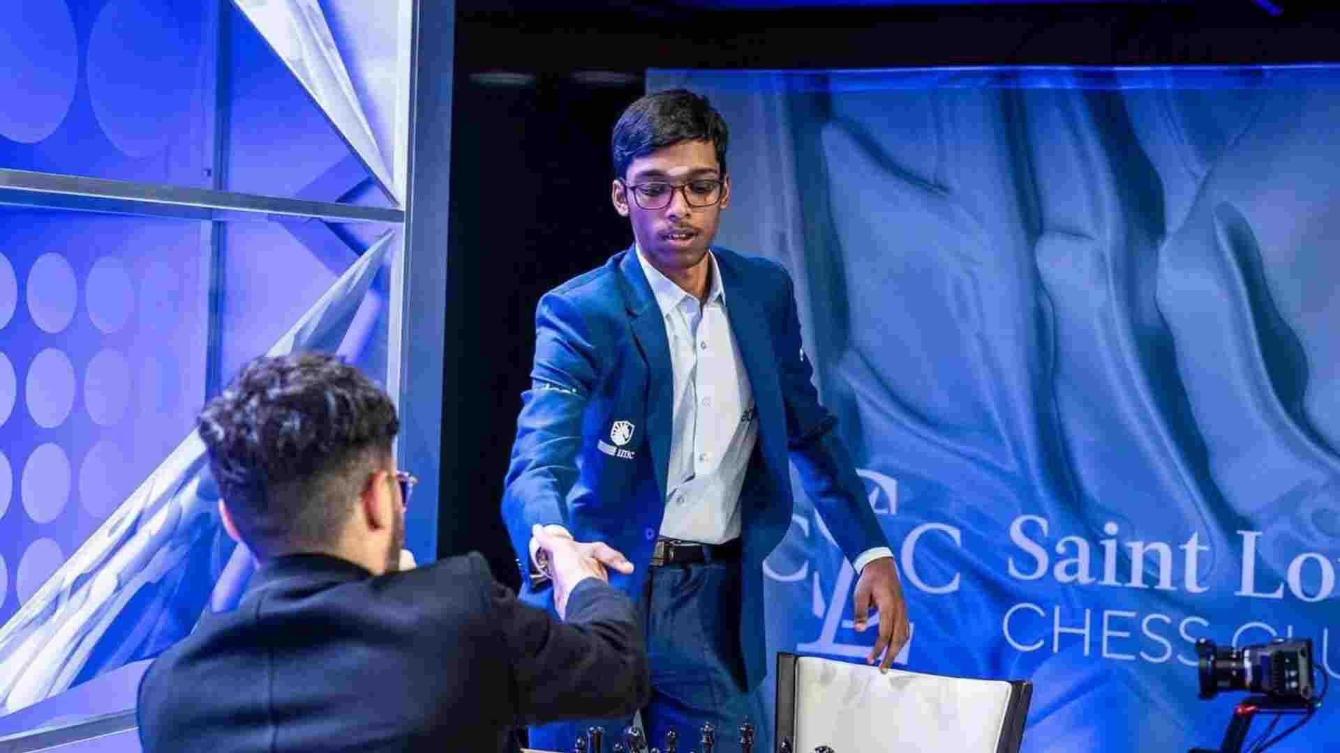 Praggnanandhaa and Caruana Share Lead, Playoff Likely at Sinquefield Cup 2025