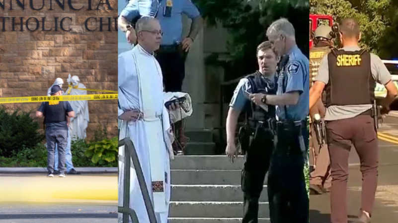 Two Children Killed, 17 Injured in Minneapolis School Church Shooting Two Children Killed, 17 Injured in Minneapolis School Church Shooting