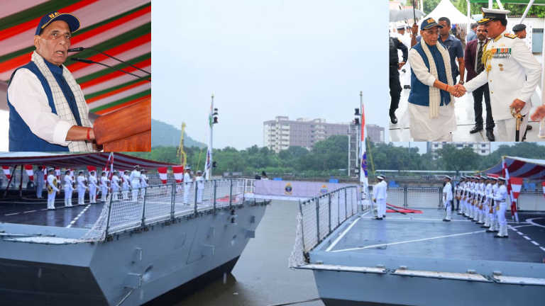 ‘Floating F-35 Warship’ Rajnath Singh Praises Indigenous Naval Strength ‘Floating F-35 Warship’ Rajnath Singh Praises Indigenous Naval Strength