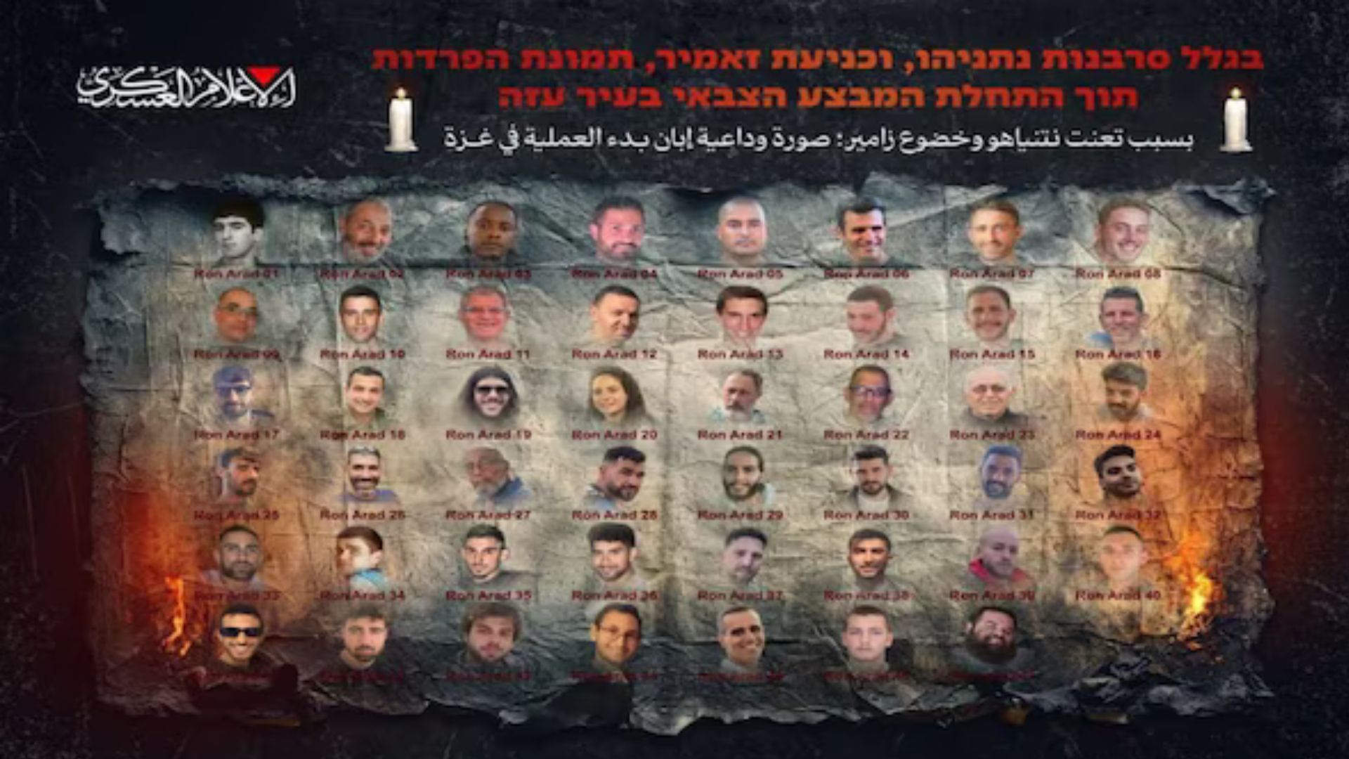 Hamas Releases Photo of Israeli Hostages Amid Rising Pressure on Netanyahu