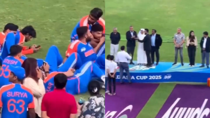 Indian Players Reject Trophy from Pakistan’s ACC Chief, Ceremony Delayed Indian Players Reject Trophy from Pakistan’s ACC Chief, Ceremony Delayed