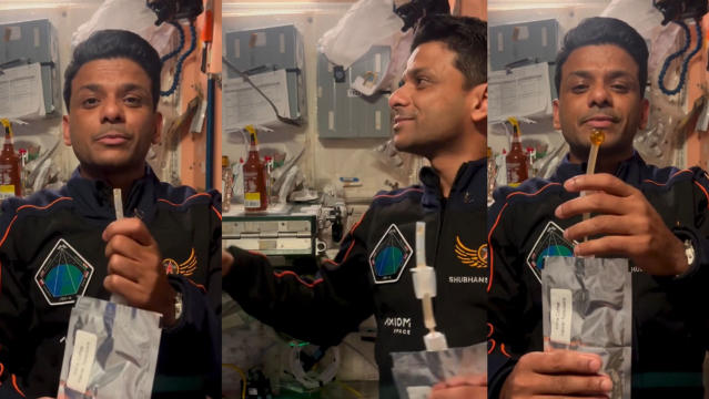 Shukla Explains How Astronauts Eat and Digest Without Gravity Shukla Explains How Astronauts Eat and Digest Without Gravity