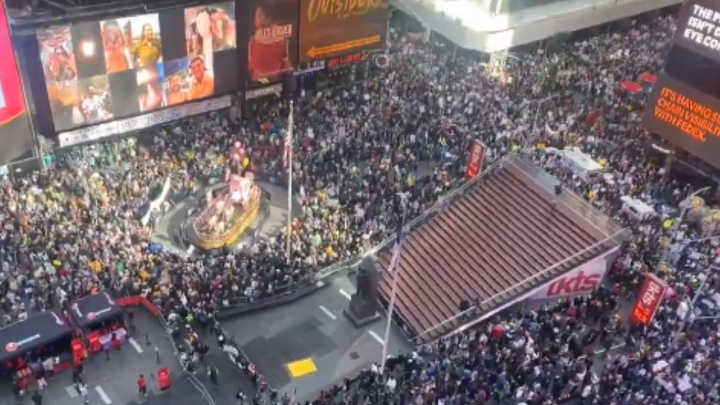 Americans Take to Streets, Rallying for Democracy and Against Trump Americans Take to Streets, Rallying for Democracy and Against Trump