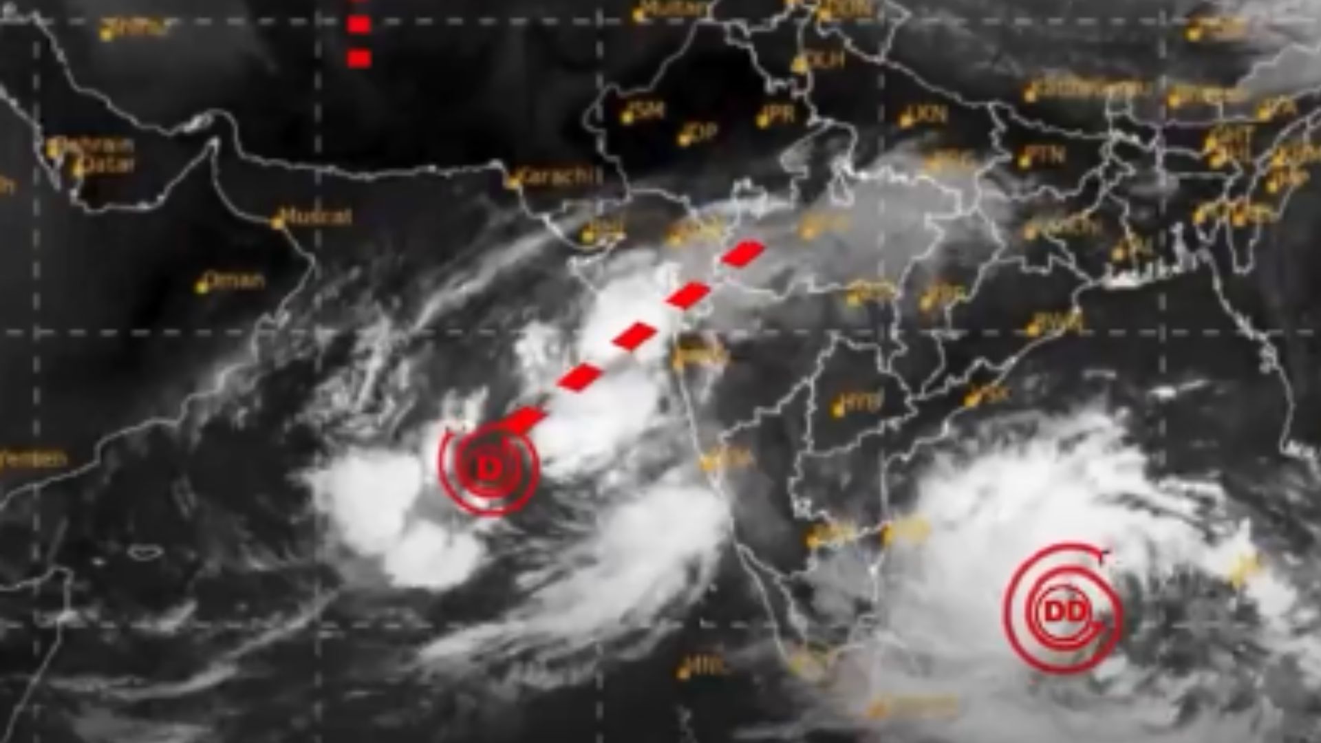 Cyclone Montha to Strengthen Over Bay of Bengal, Heavy Rain Likely on East Coast