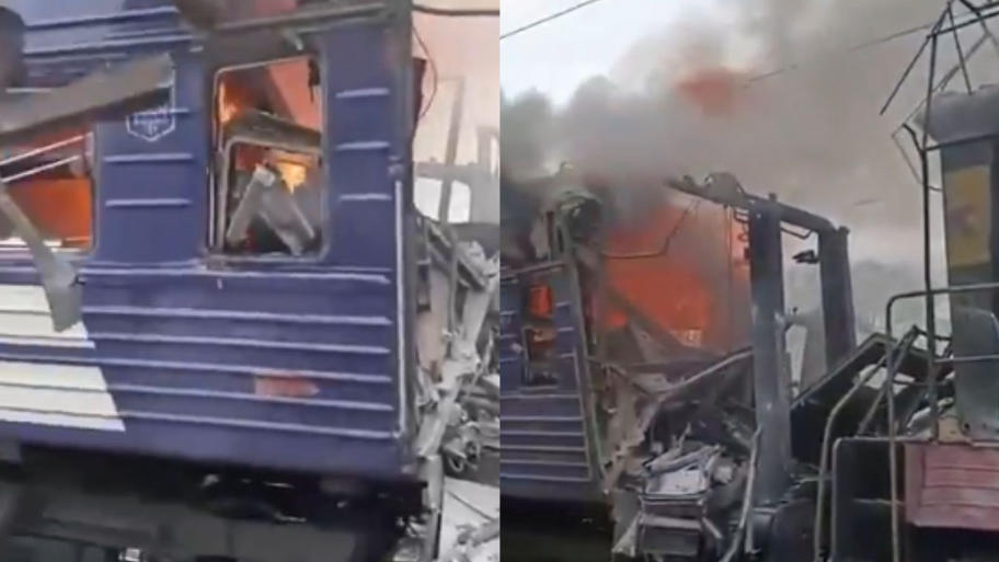 Russian Drone Strike on Passenger Train Injures 30 in Ukraine’s Sumy Region Russian Drone Strike on Passenger Train Injures 30 in Ukraine’s Sumy Region