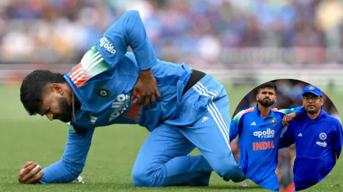 Shreyas Iyer Hospitalised in Sydney After Rib Injury in Third ODI Against Australia