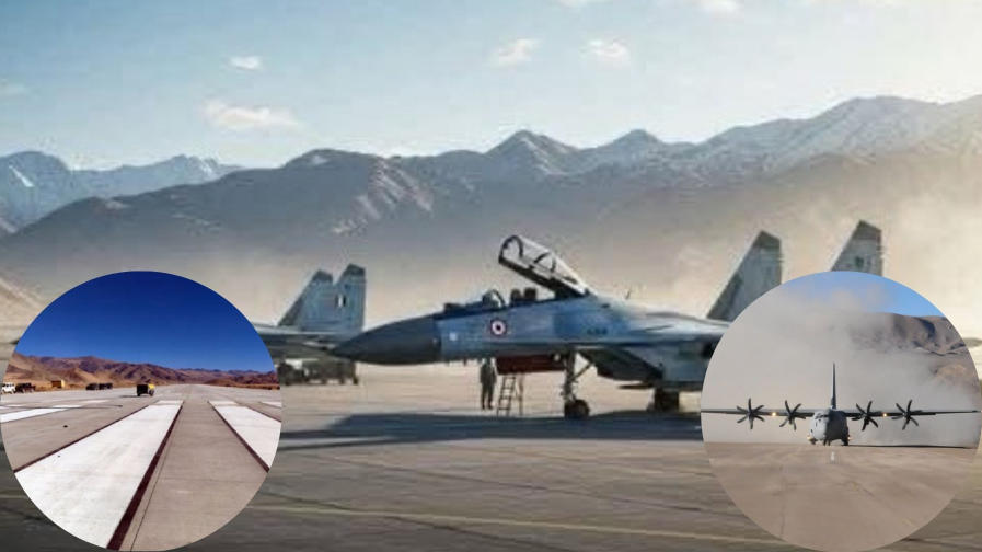 India Opens Nyoma Airbase to Boost Strength Near China Border India Opens Nyoma Airbase to Boost Strength Near China Border