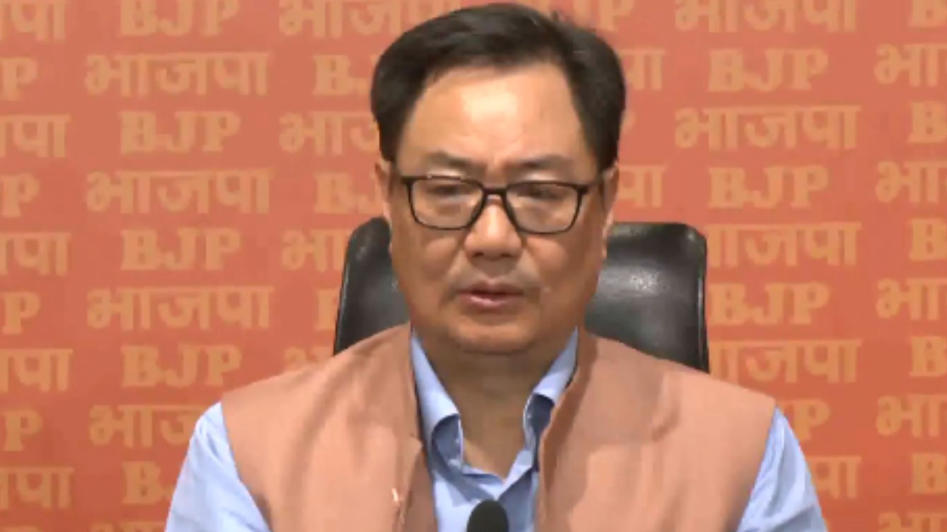 Kiren Rijiju Accuses Rahul Gandhi of Spreading False Narratives