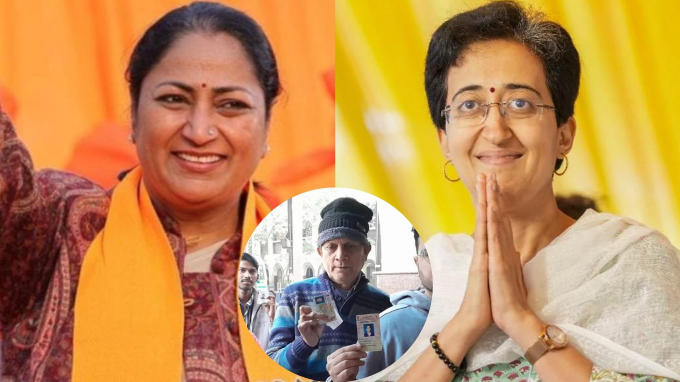 MCD Bypolls in Delhi AAP, BJP and Congress Battle for 12 Wards MCD Bypolls in Delhi AAP, BJP and Congress Battle for 12 Wards