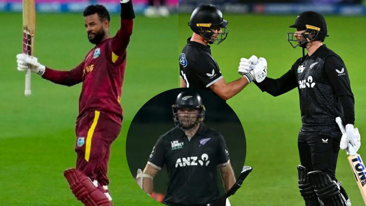 New Zealand Edge West Indies Again in 2nd ODI, Take an Unbeatable 2-0 Lead