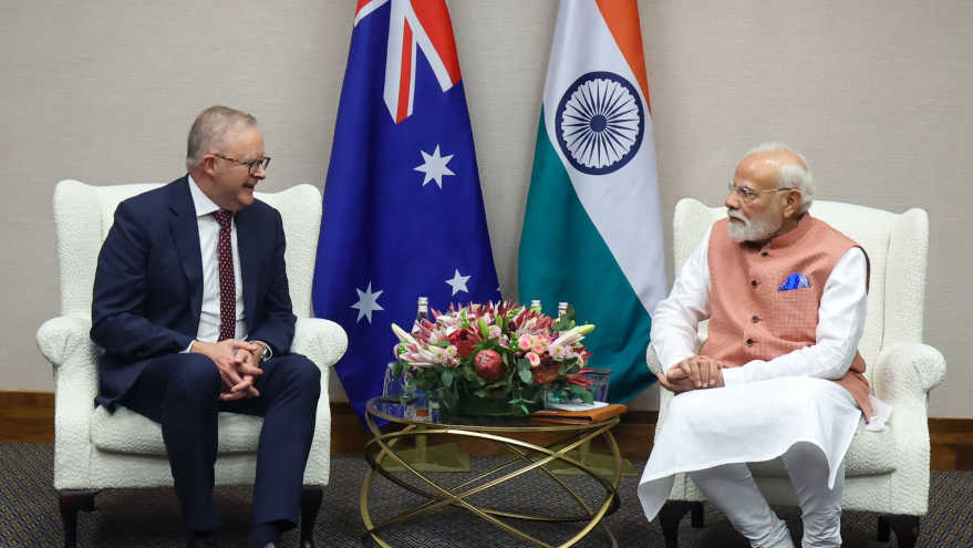 PM Modi Begins G20 Visit in Johannesburg, Meets Australian PM Albanese