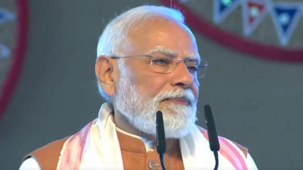 PM Modi Targets Congress Over Assam and Northeast PM Modi Targets Congress Over Assam and Northeast