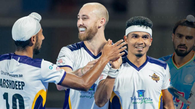Hyderabad Toofans Keep Tournament Hopes Alive With 3-2 Win Over HIL GC