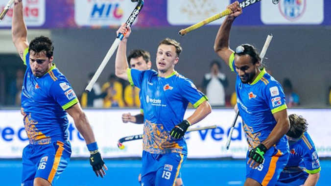 Men’s Hero Hockey India League 2025-26 Lancers Beat Tamil Nadu Dragons 4-1 in Penalty Shootout